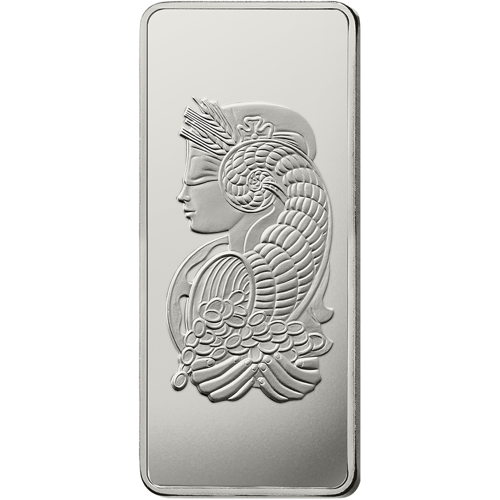 Lady Fortuna™ Silver Minted Bar- 1 Kg