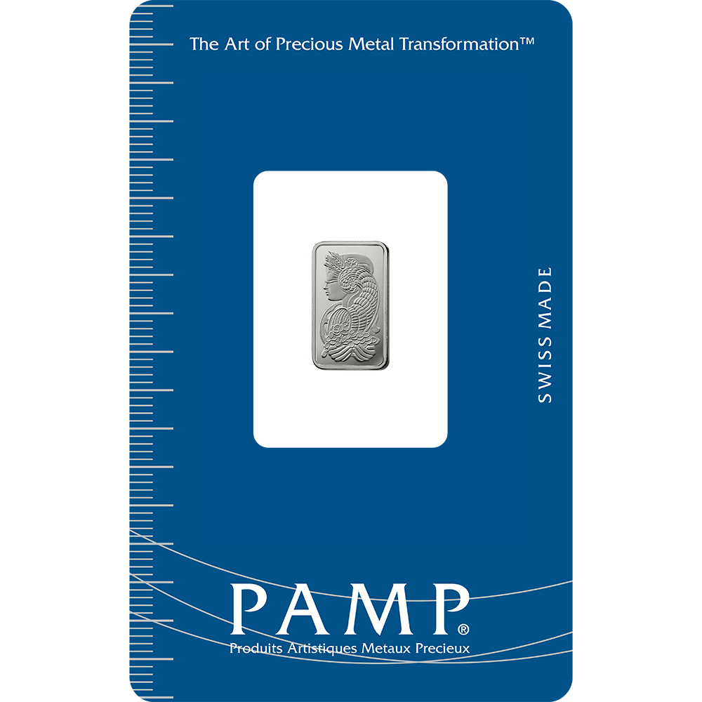 Lady Fortuna™ Platinum Minted Bar - 1g