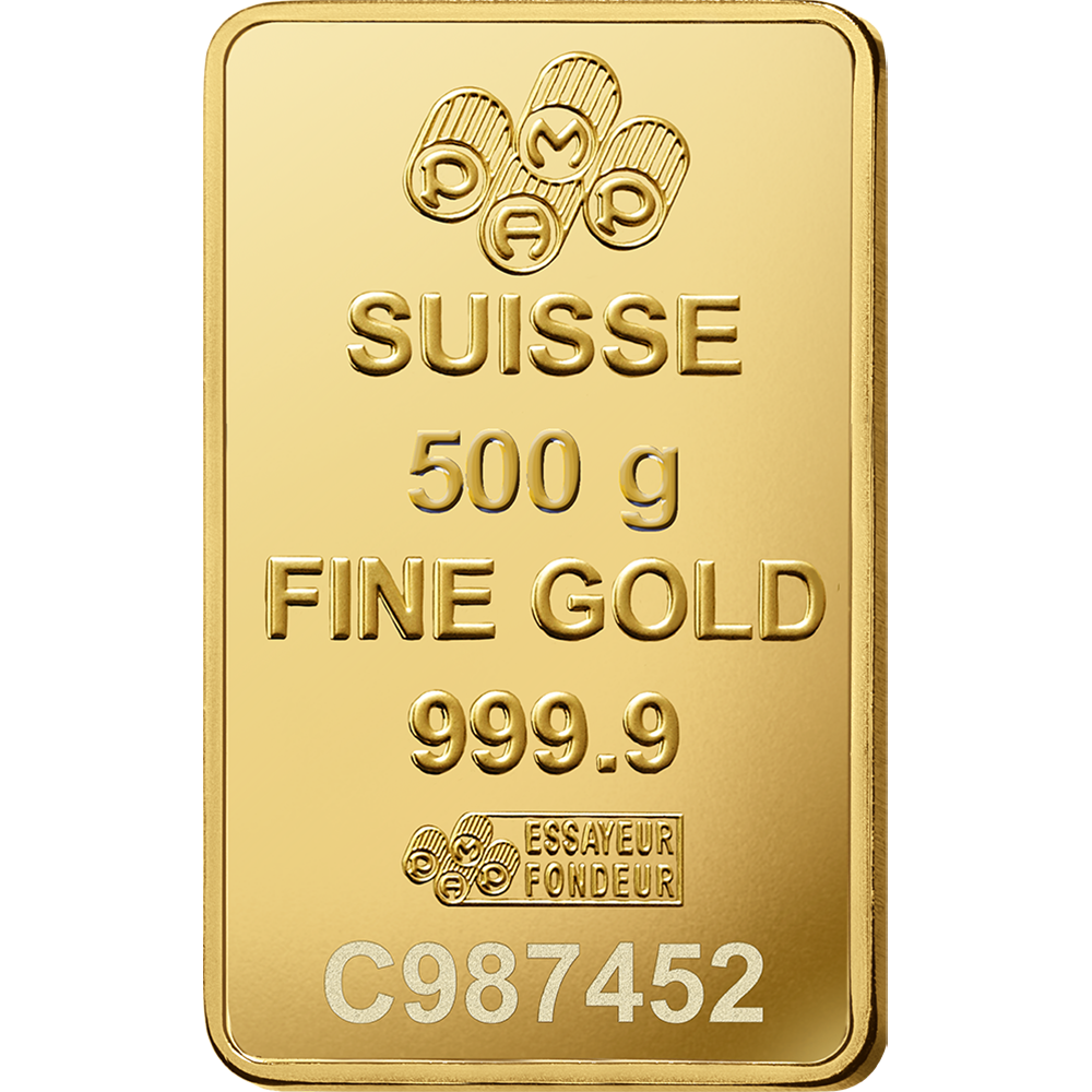 Lady Fortuna™ Gold Minted Bar - 500g