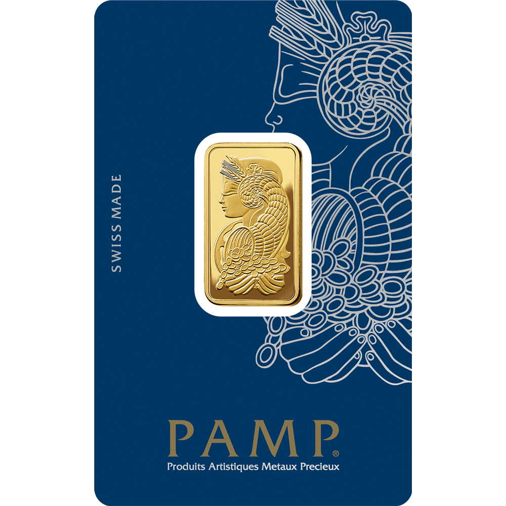 Lady Fortuna™ Gold Minted Bar - 1 Tola