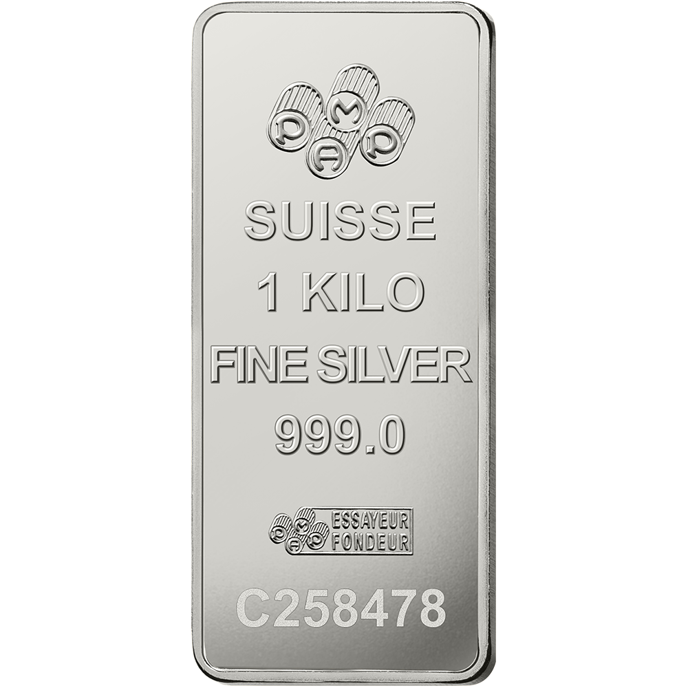 Lady Fortuna™ Silver Minted Bar- 1 Kg