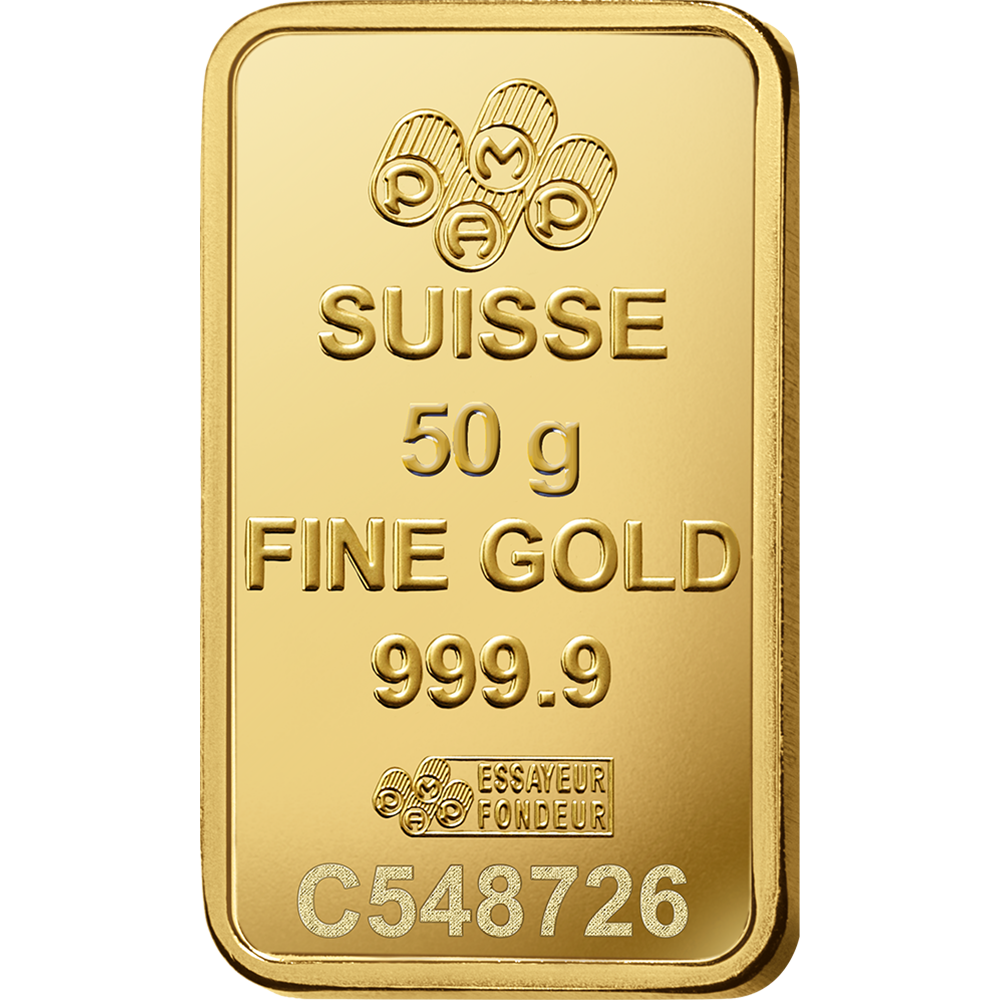 Lady Fortuna™ Gold Minted Bar - 50g