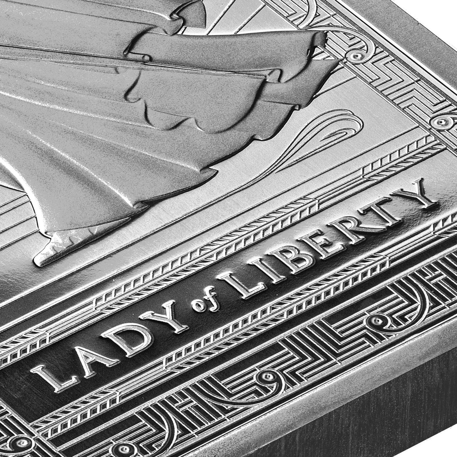 Lady of Liberty Silver Minted Bar - 10z