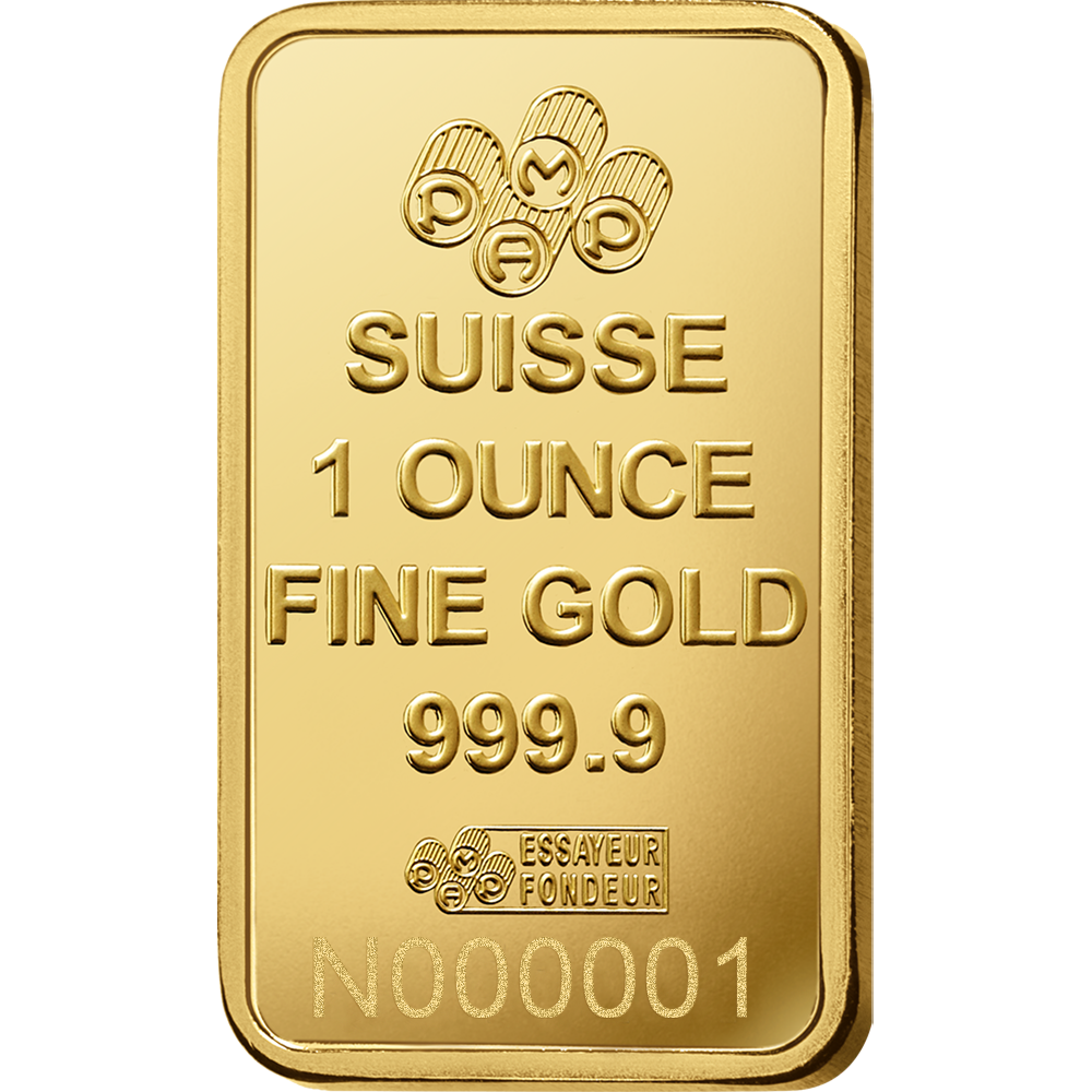 Lady Fortuna™ Gold Minted Bar - 1oz (Carbon Neutral)