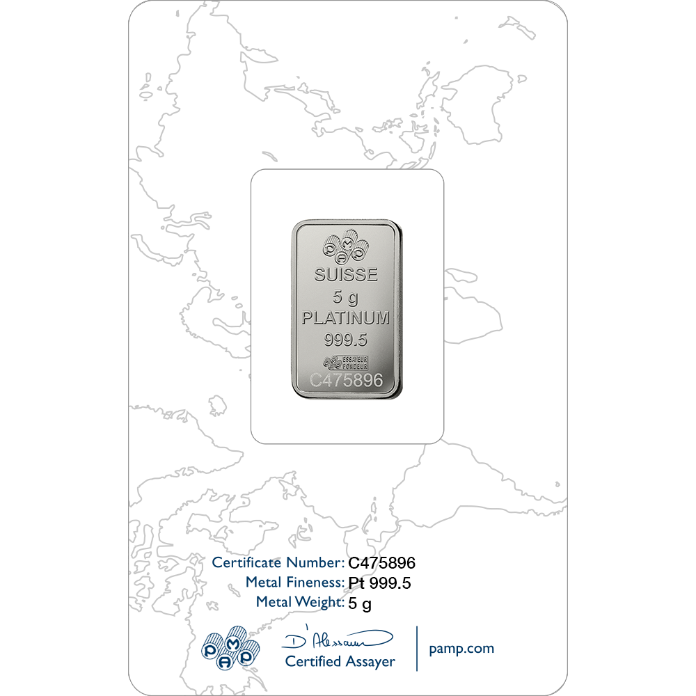 Lady Fortuna™ Platinum Minted Bar - 5g