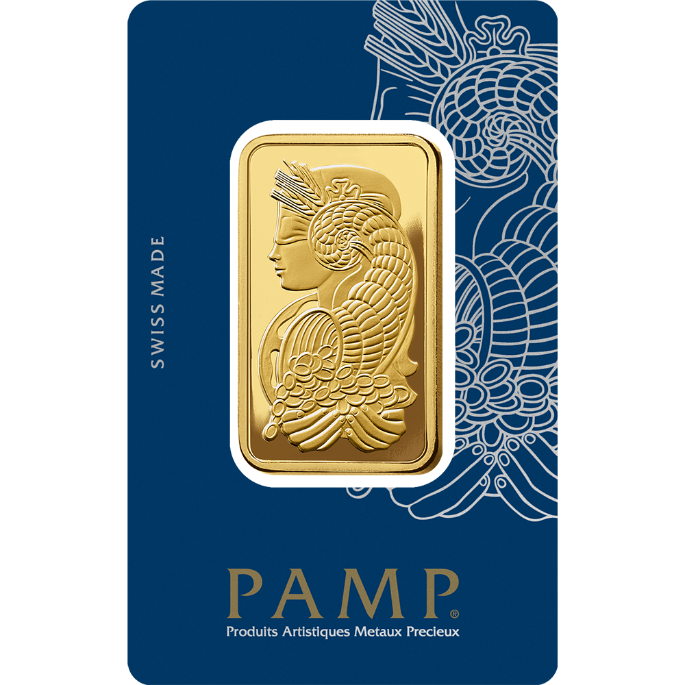 Lady Fortuna™ Gold Minted Bar - 3 Tolas